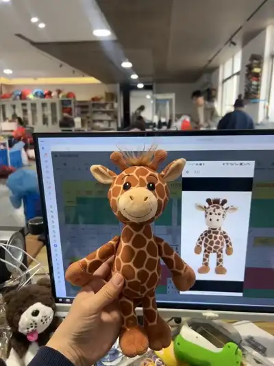 Custom Animal Plush — Lifelike animal characters — giraffes, bears, dogs and more.
